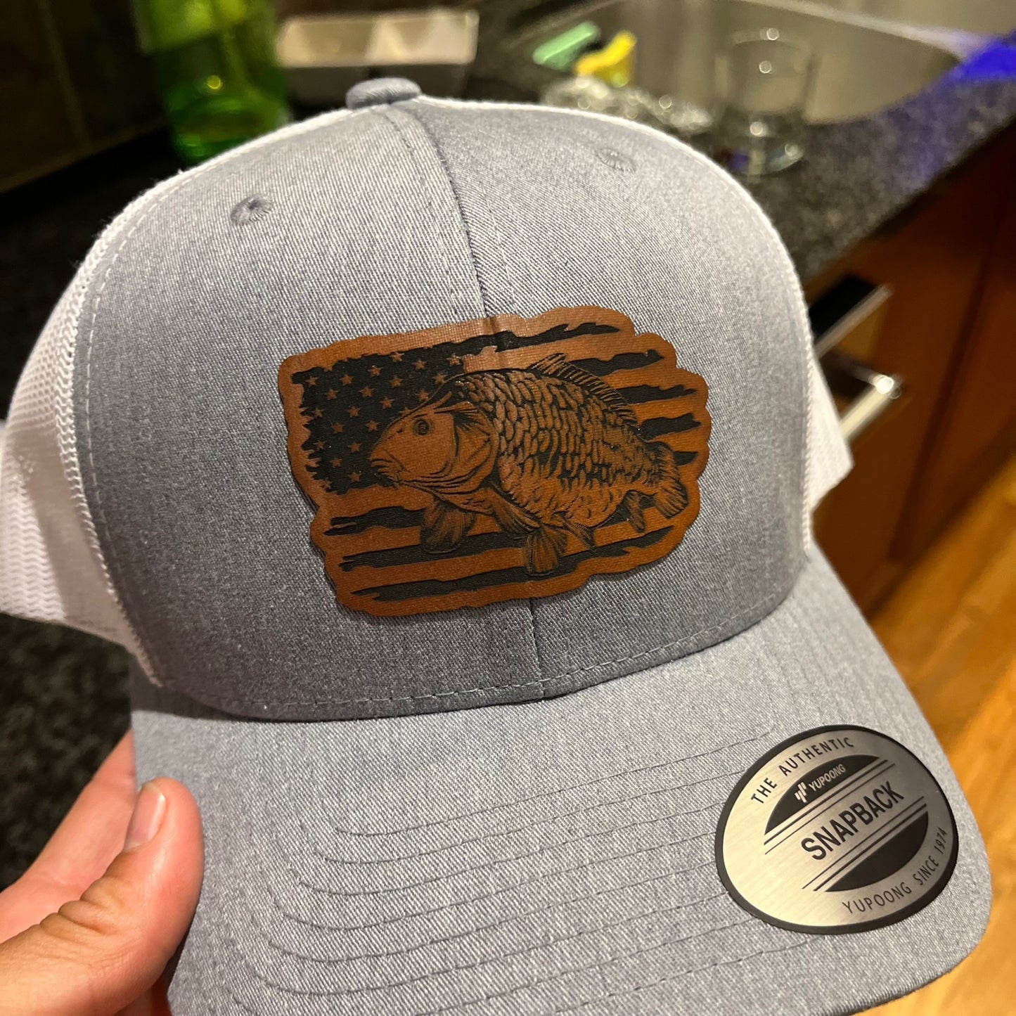 Dad Leather Patch Hats