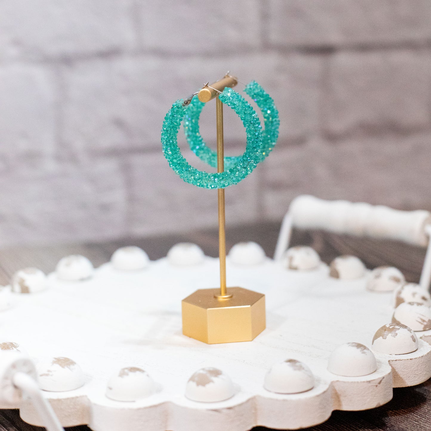 Glitter Rope Earrings