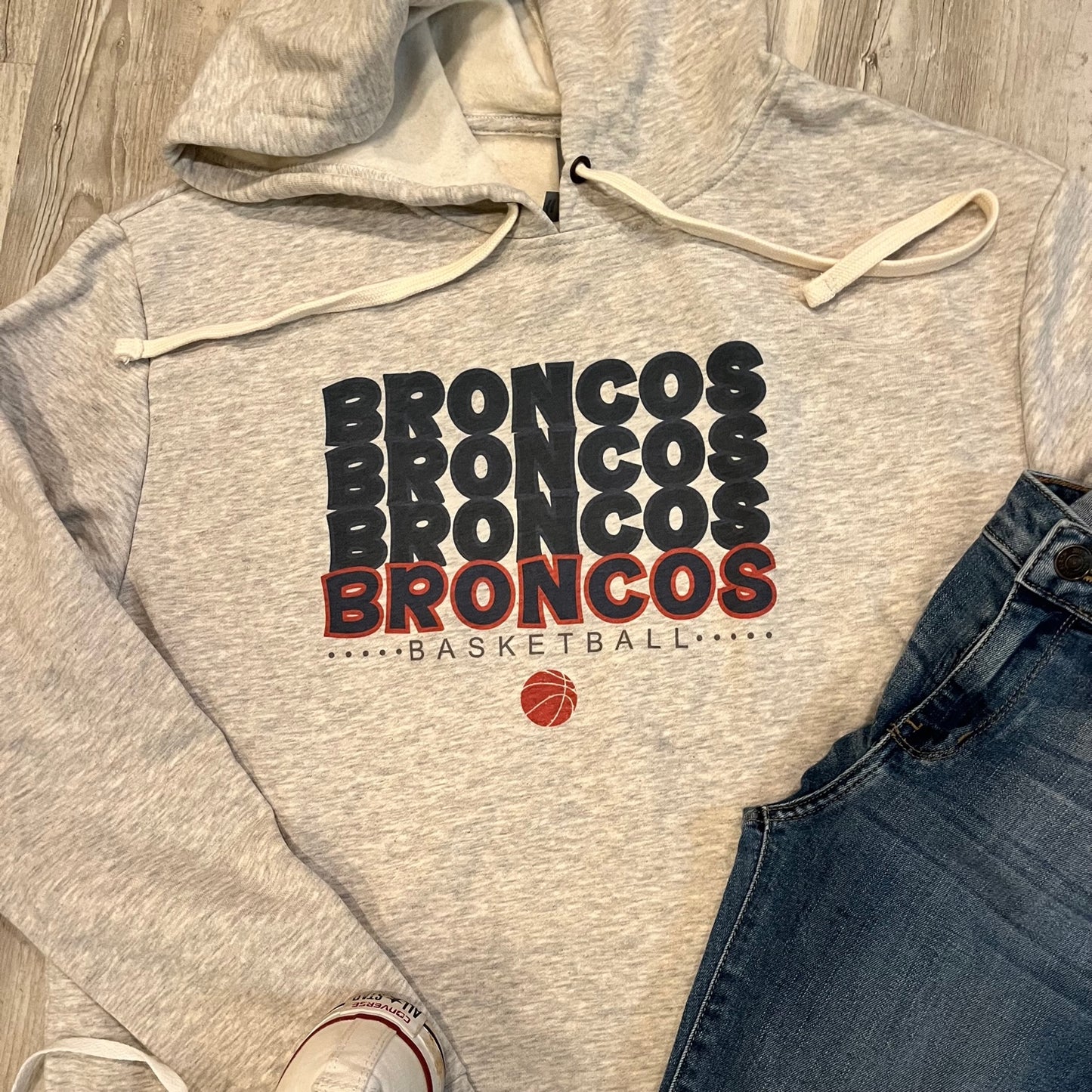 Broncos Broncos Broncos Basketball Shirt