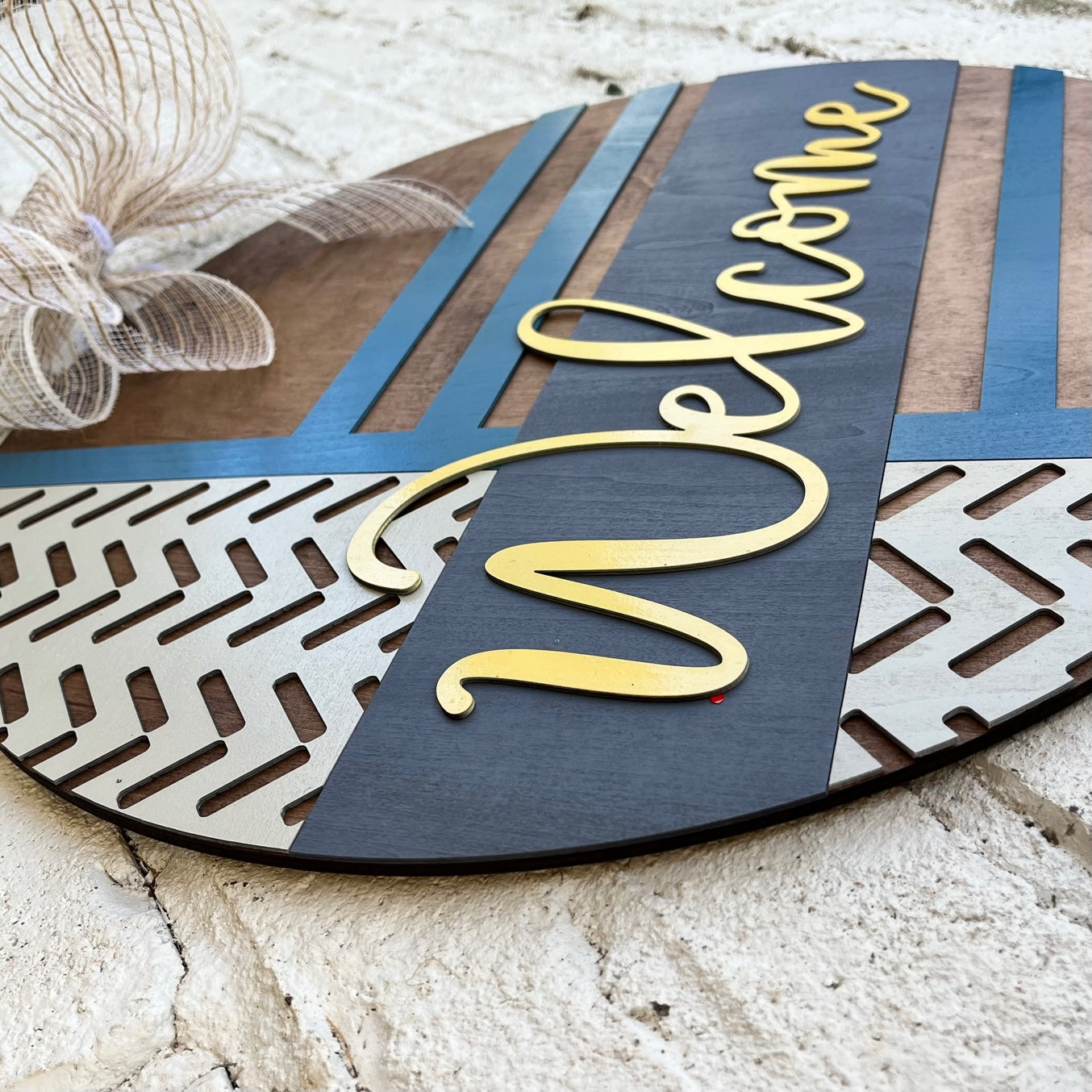 Modern Boho Round Sign
