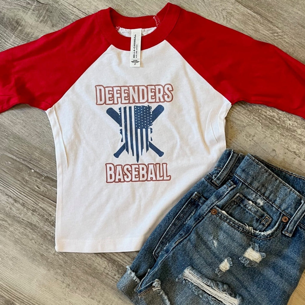 Defenders Baseball Flag/Bat Shirt