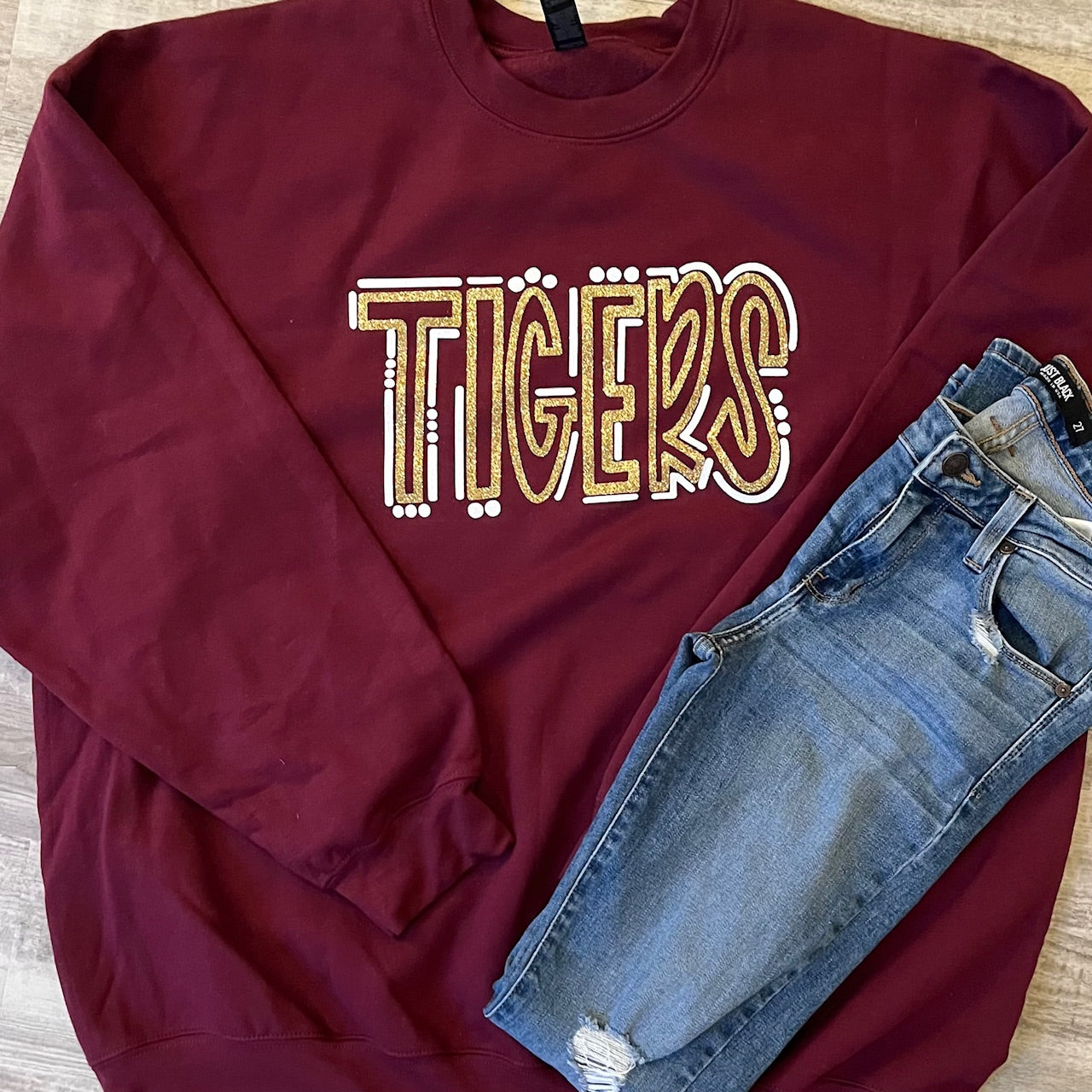 Dawson Tigers Doodle Sweatshirt