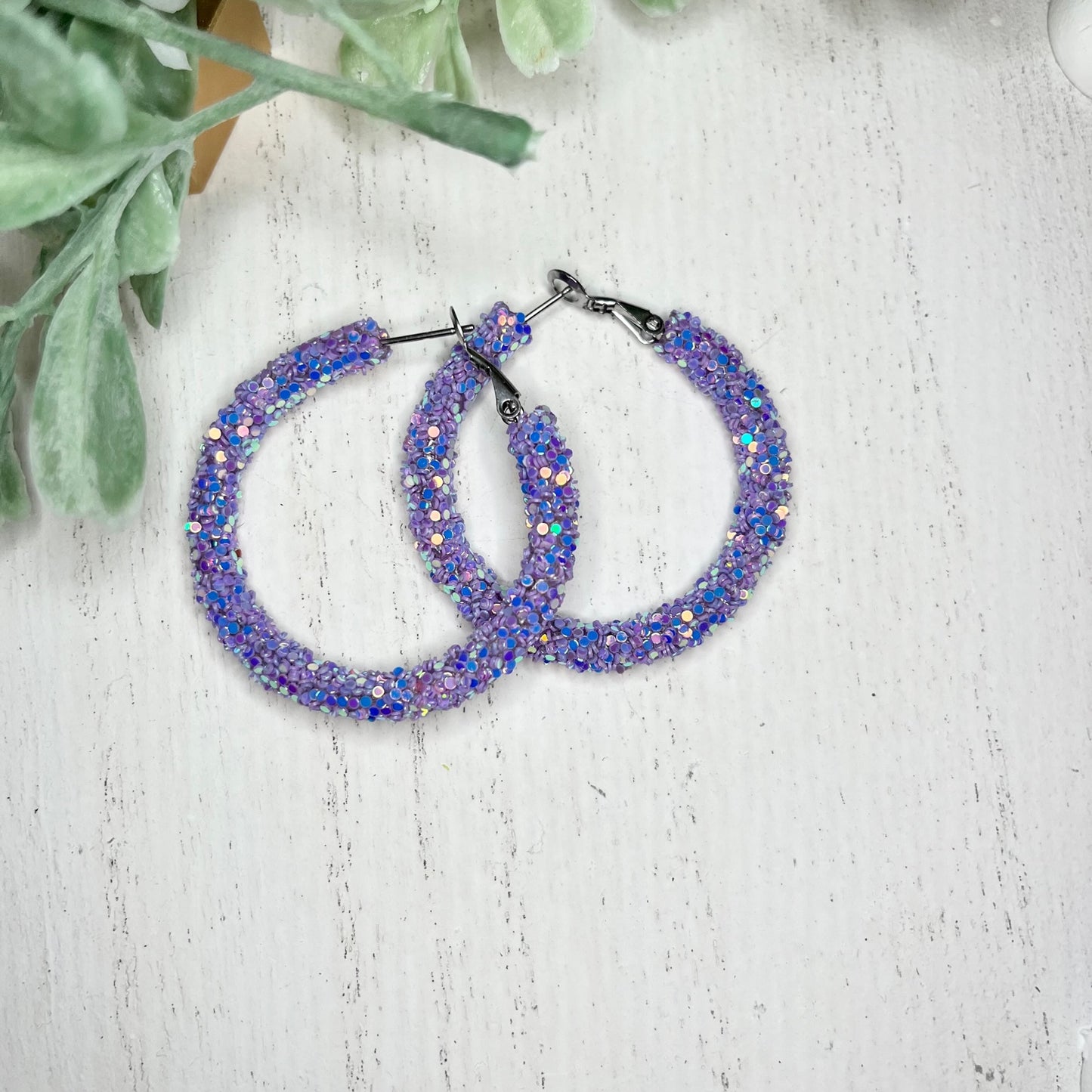 Glitter Rope Earrings