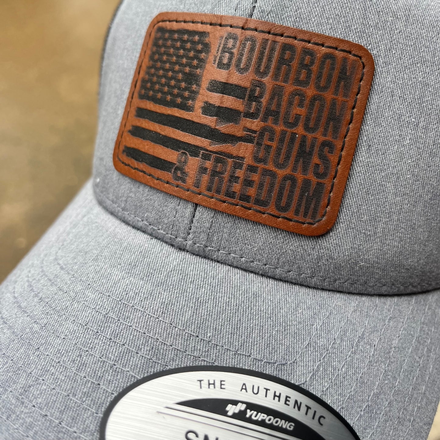 Dad Leather Patch Hats