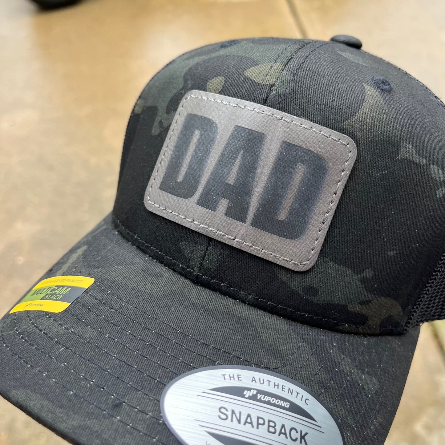Dad Leather Patch Hats