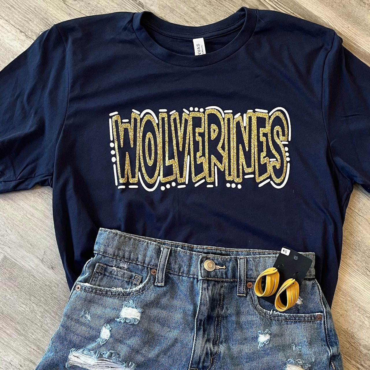 Wolverines Doodle shirt