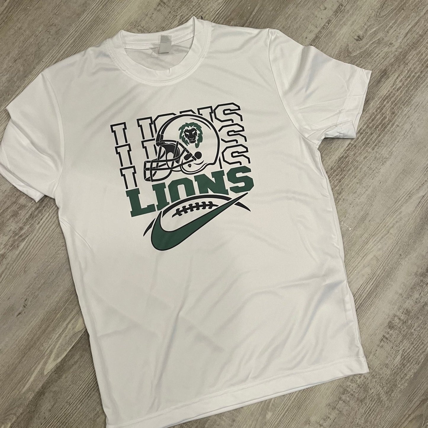Lions helmet shirt