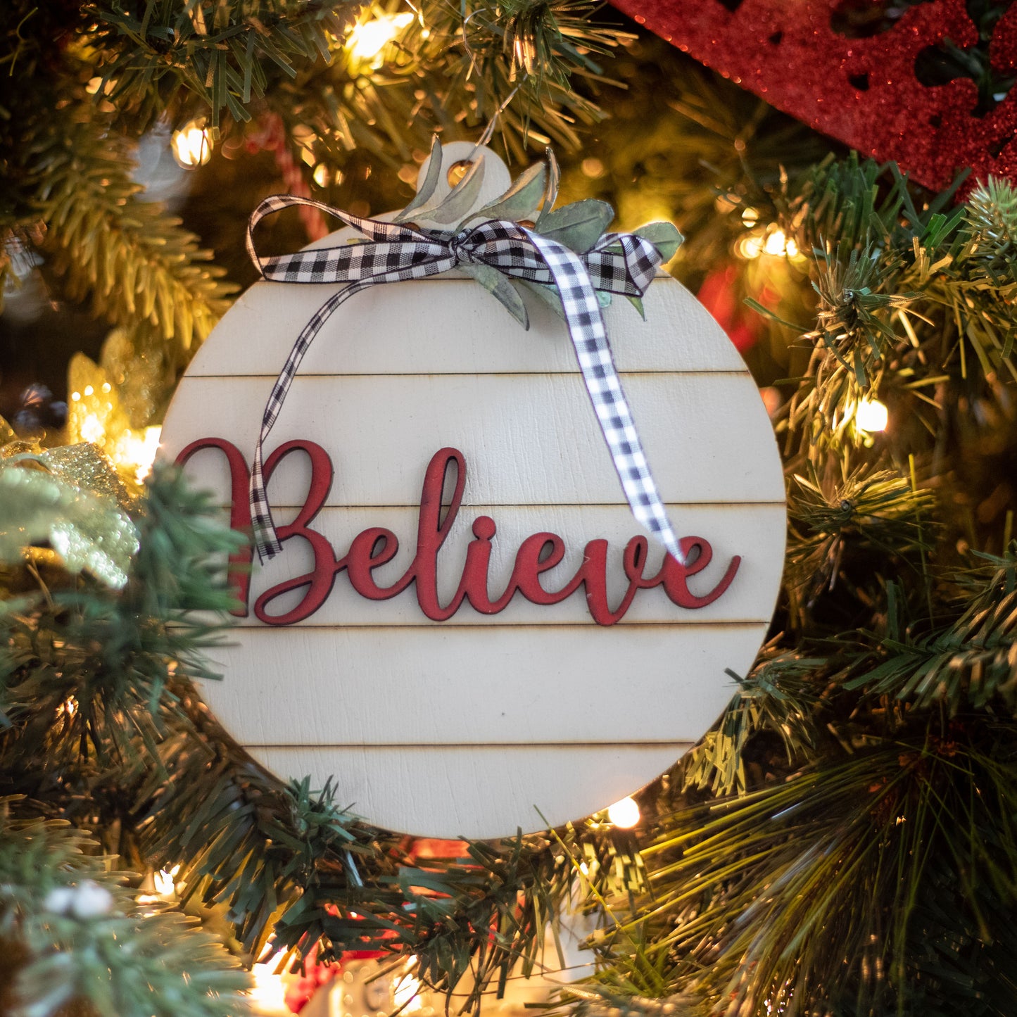 Christmas Shiplap Ornaments