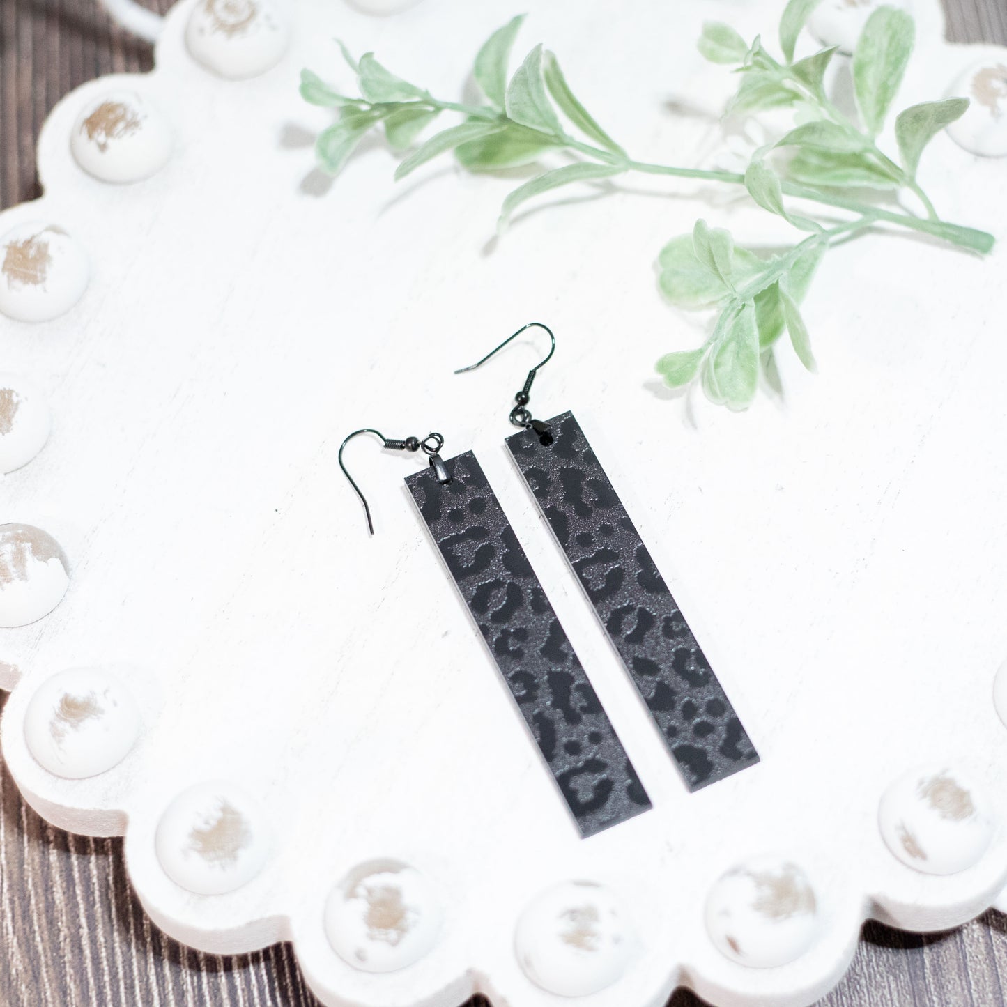 Acrylic Rectangle Earrings