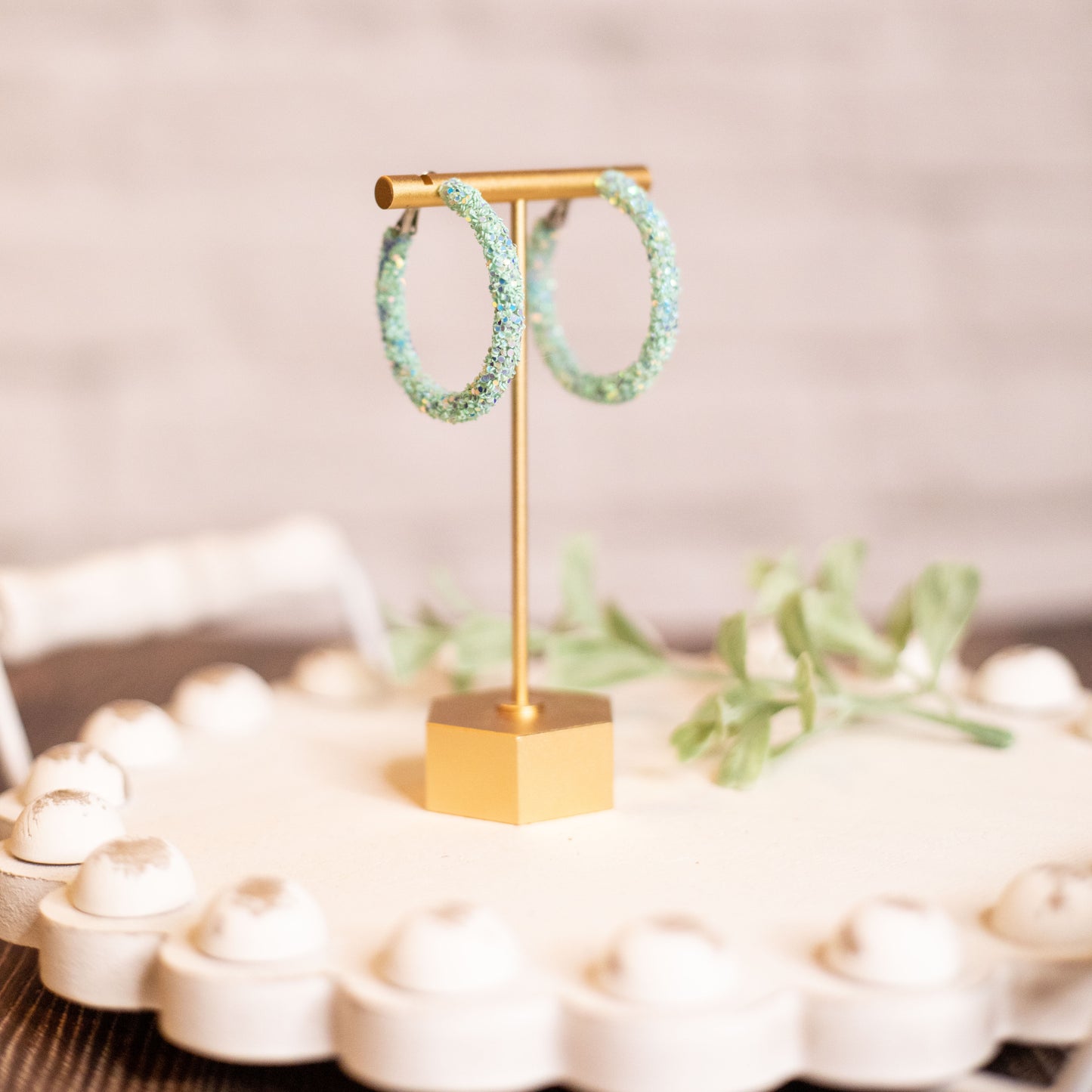Glitter Rope Earrings