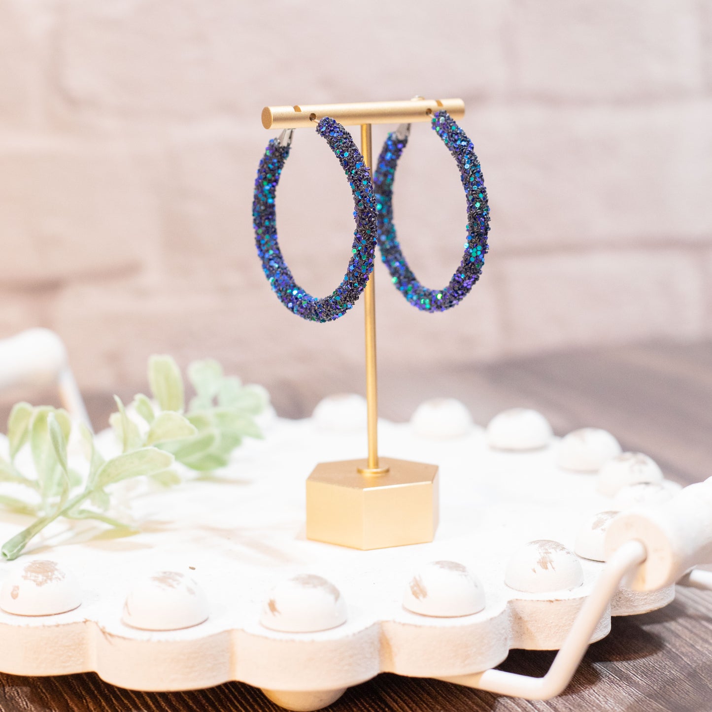 Glitter Rope Earrings