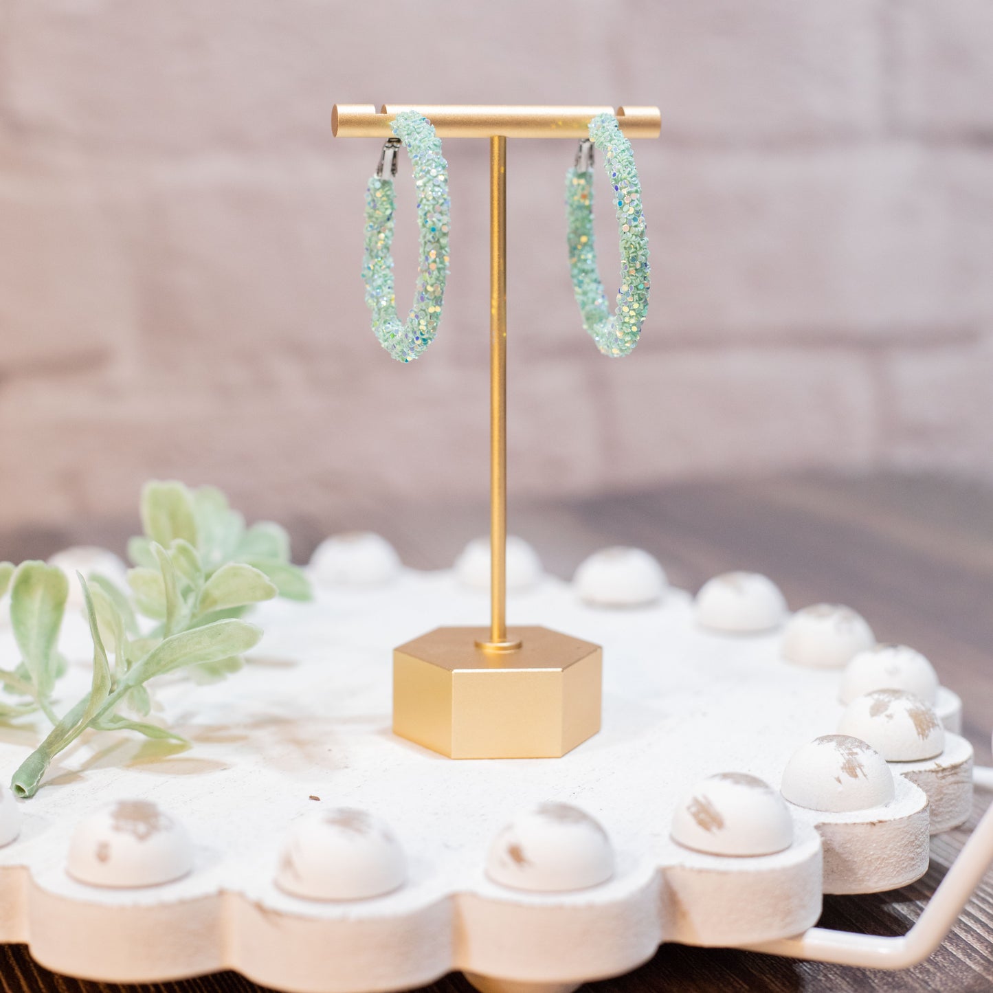 Glitter Rope Earrings