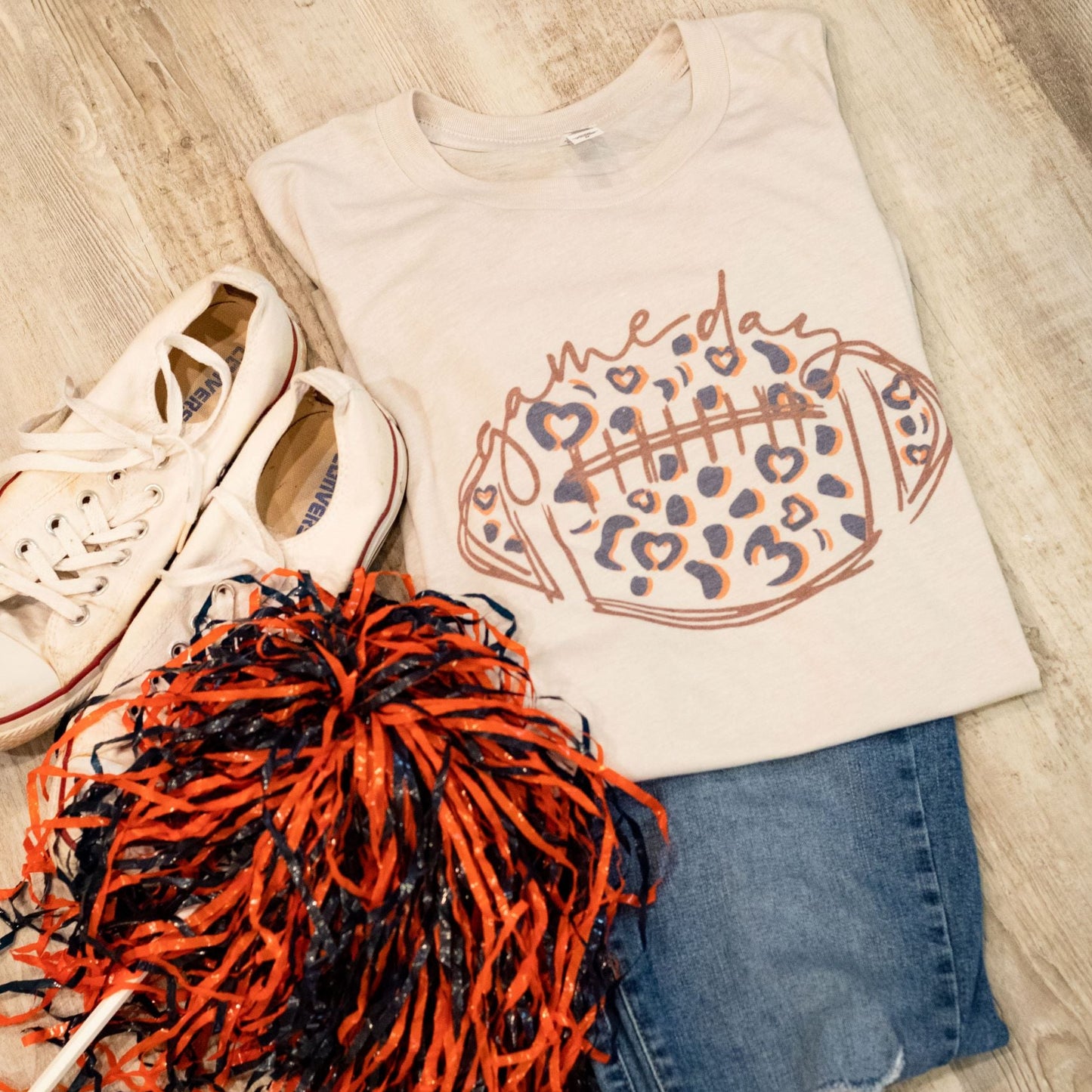 Auburn Leopard Gameday Football Shirt