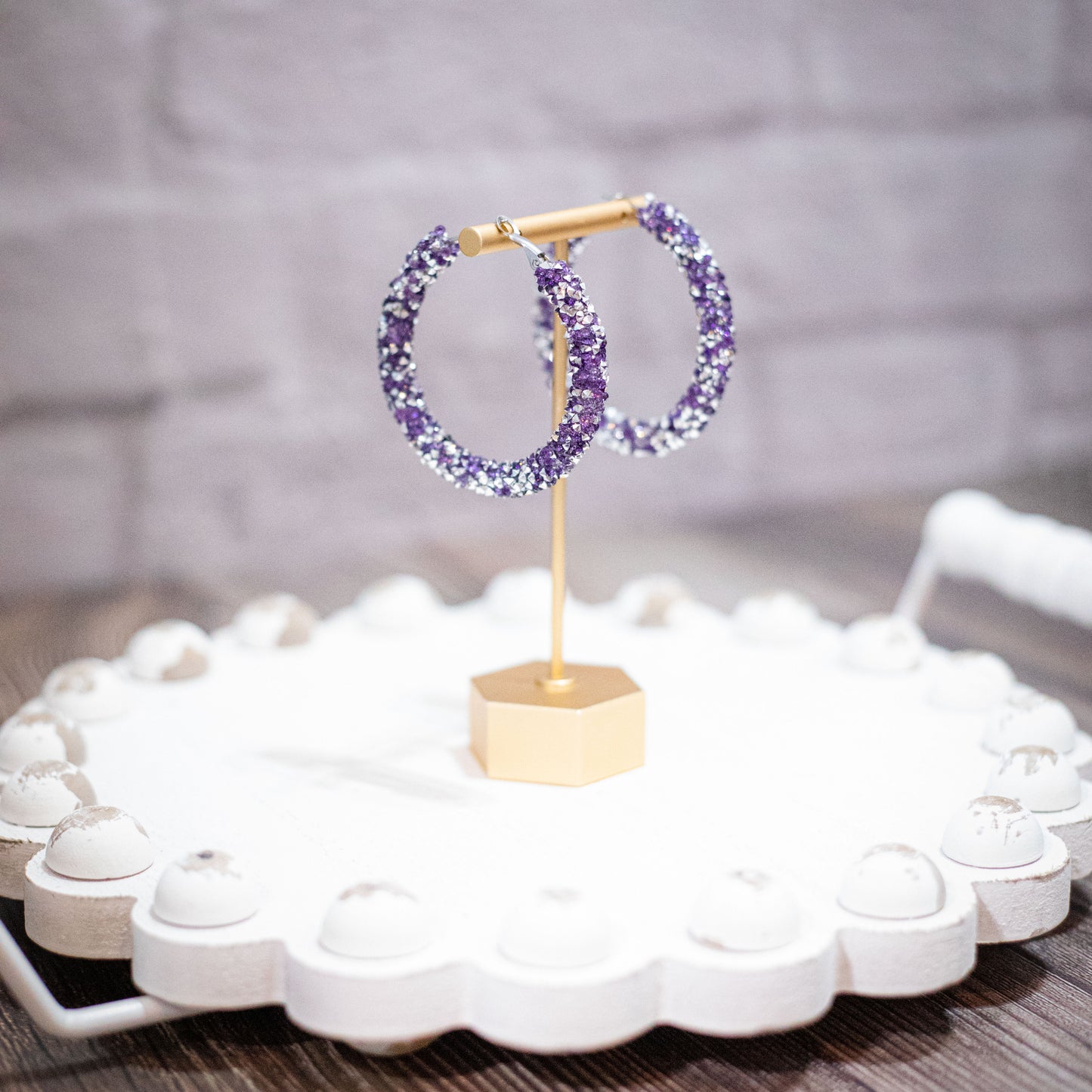 Glitter Rope Earrings