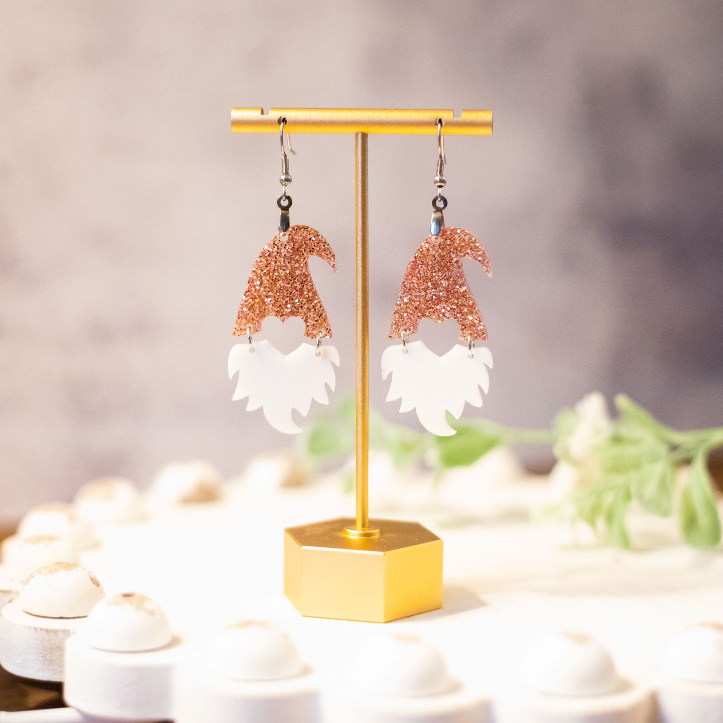 Valentine Gnome Earrings