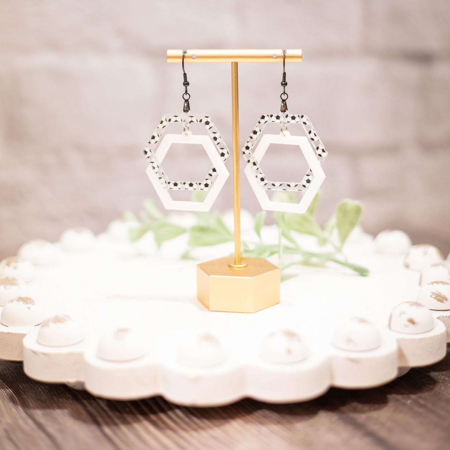Soccer Earrings