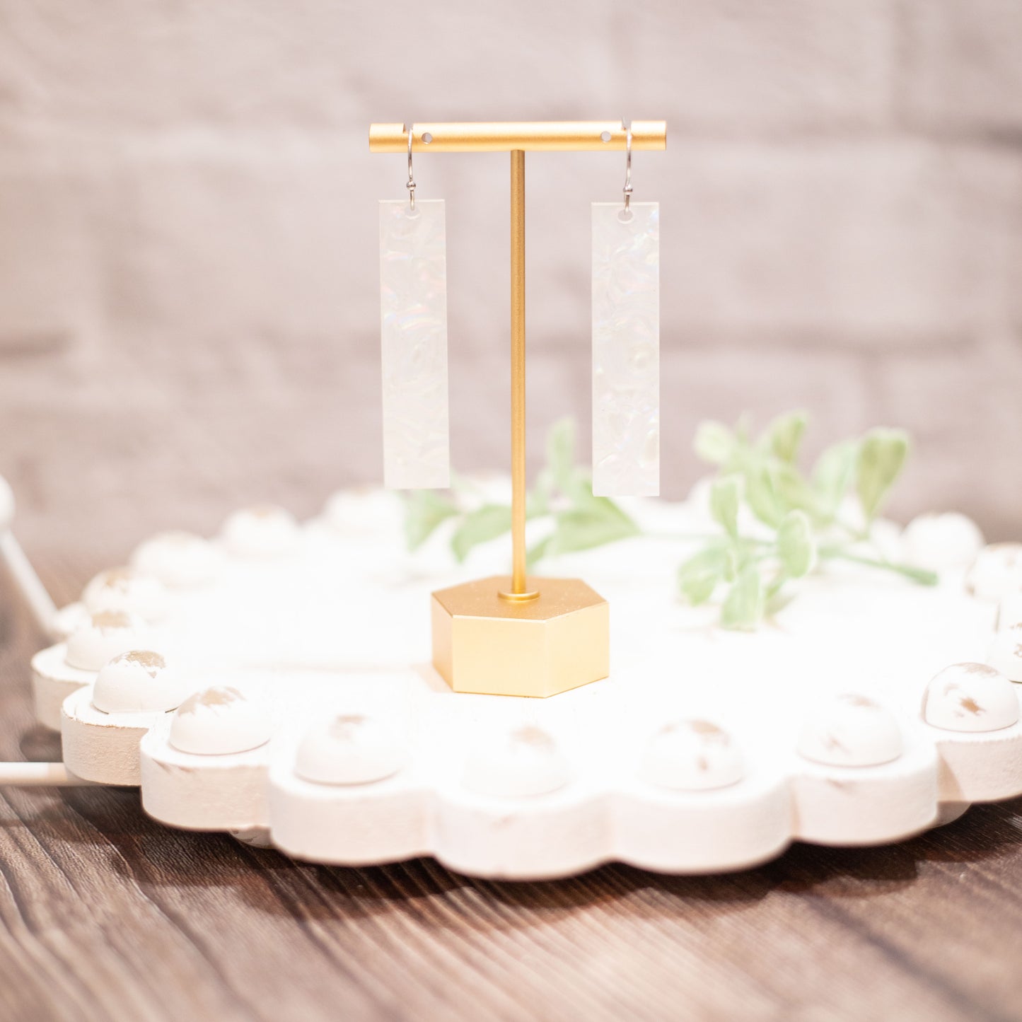 Acrylic Rectangle Earrings