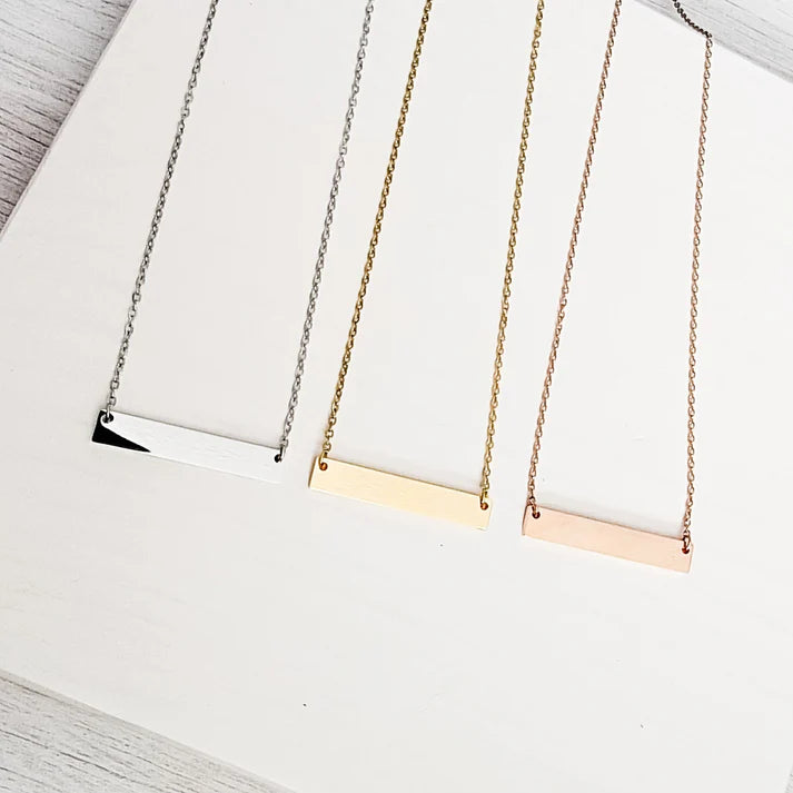 Horizontal Bar Necklace
