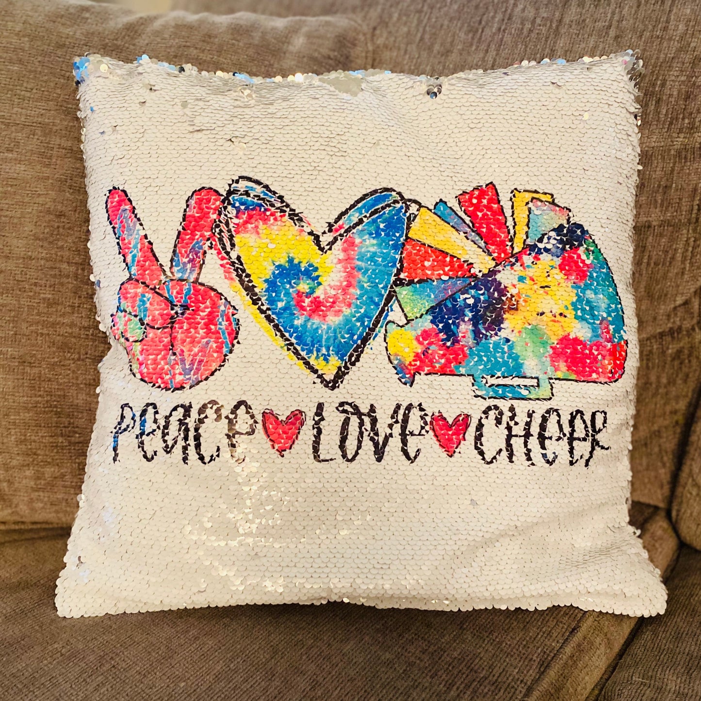 Personalized Sequins Pillow Cover