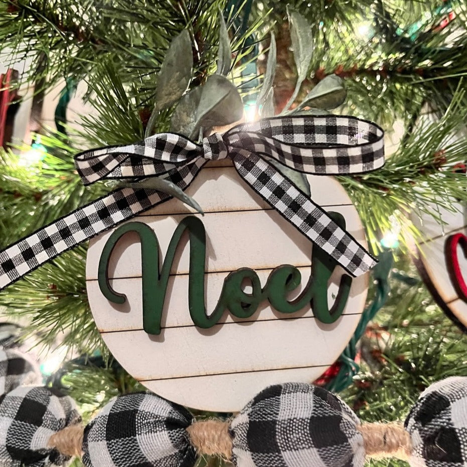 Christmas Shiplap Ornaments