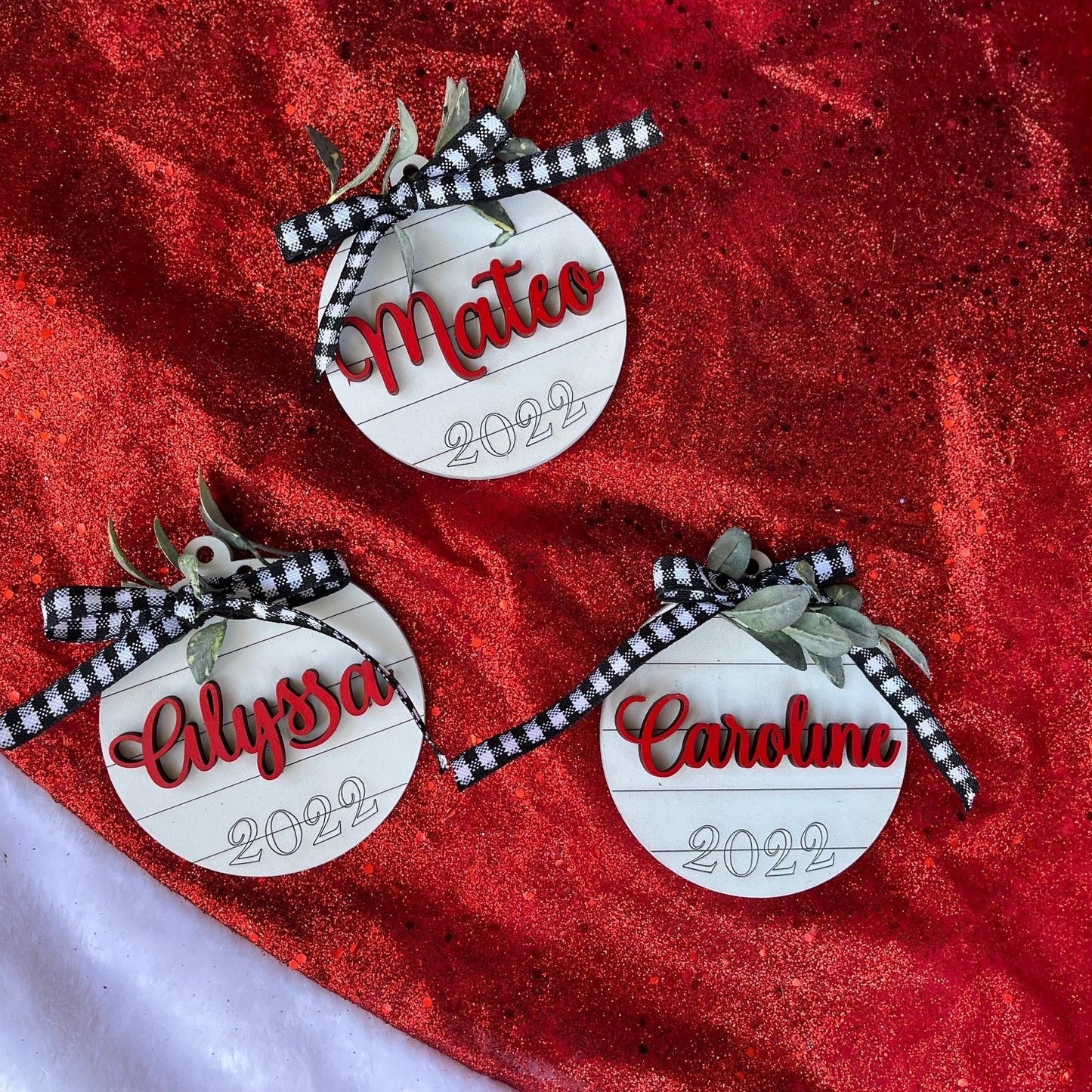 Personalized Shiplap Ornaments