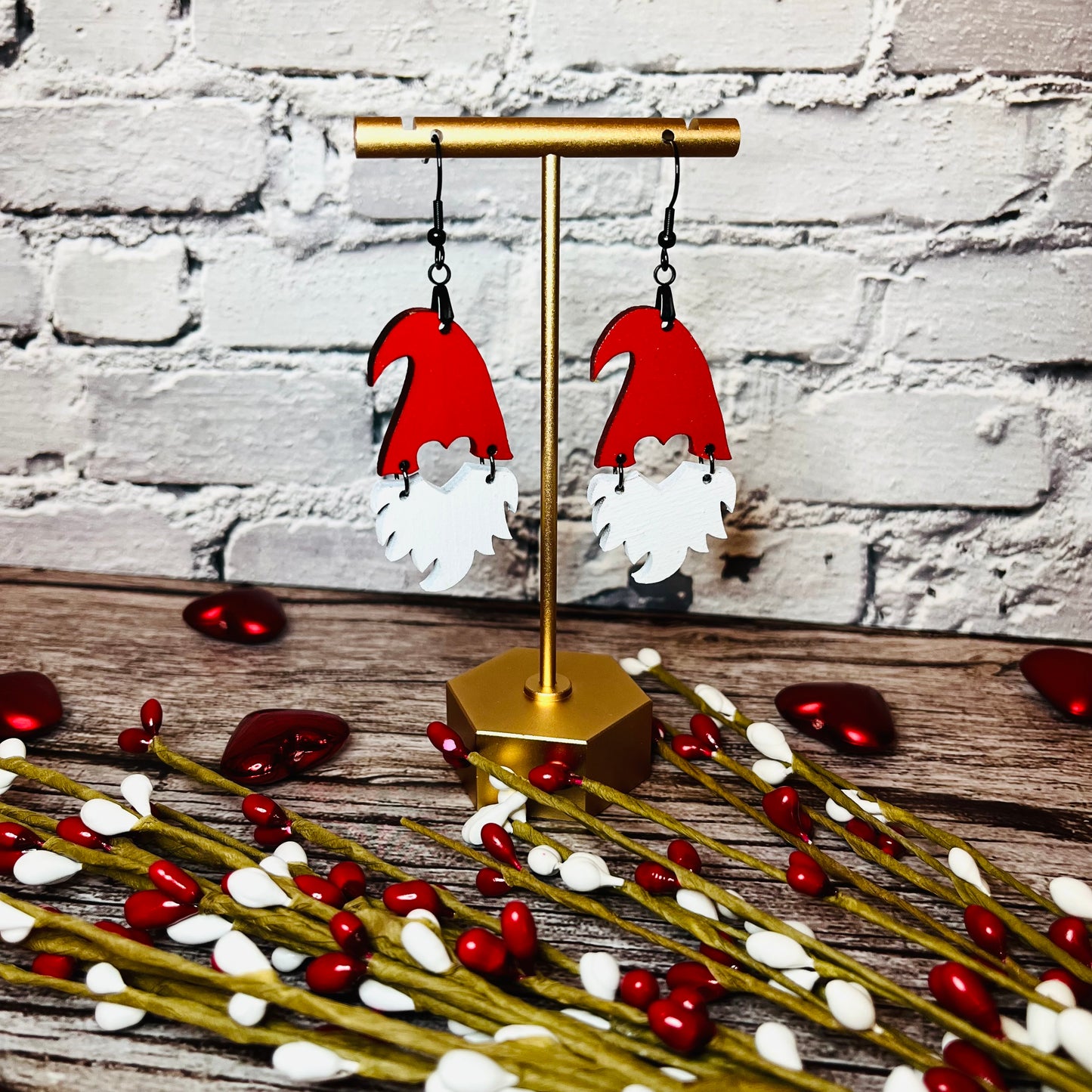 Valentine Gnome Earrings