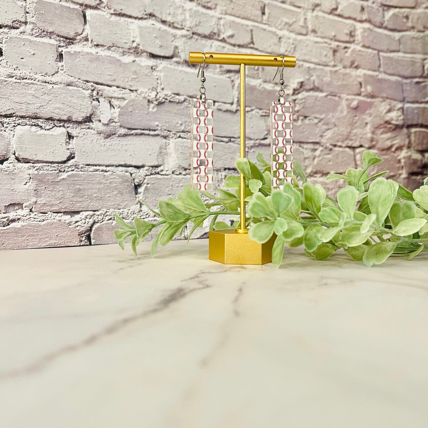 Acrylic Rectangle Earrings