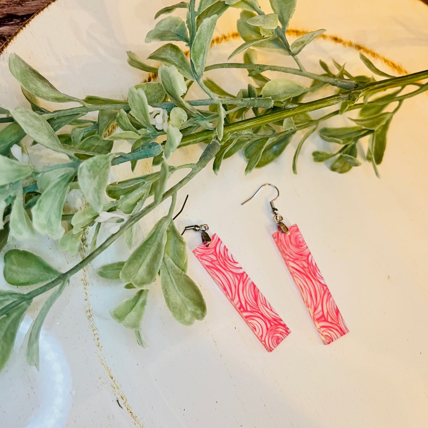 Acrylic Rectangle Earrings