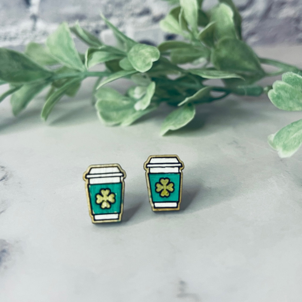 St. Patrick's Day Stud Earrings