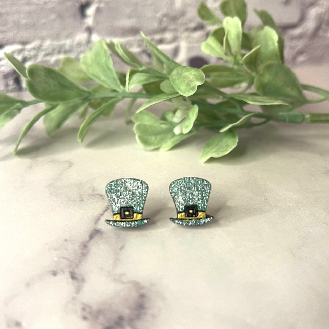 St. Patrick's Day Stud Earrings