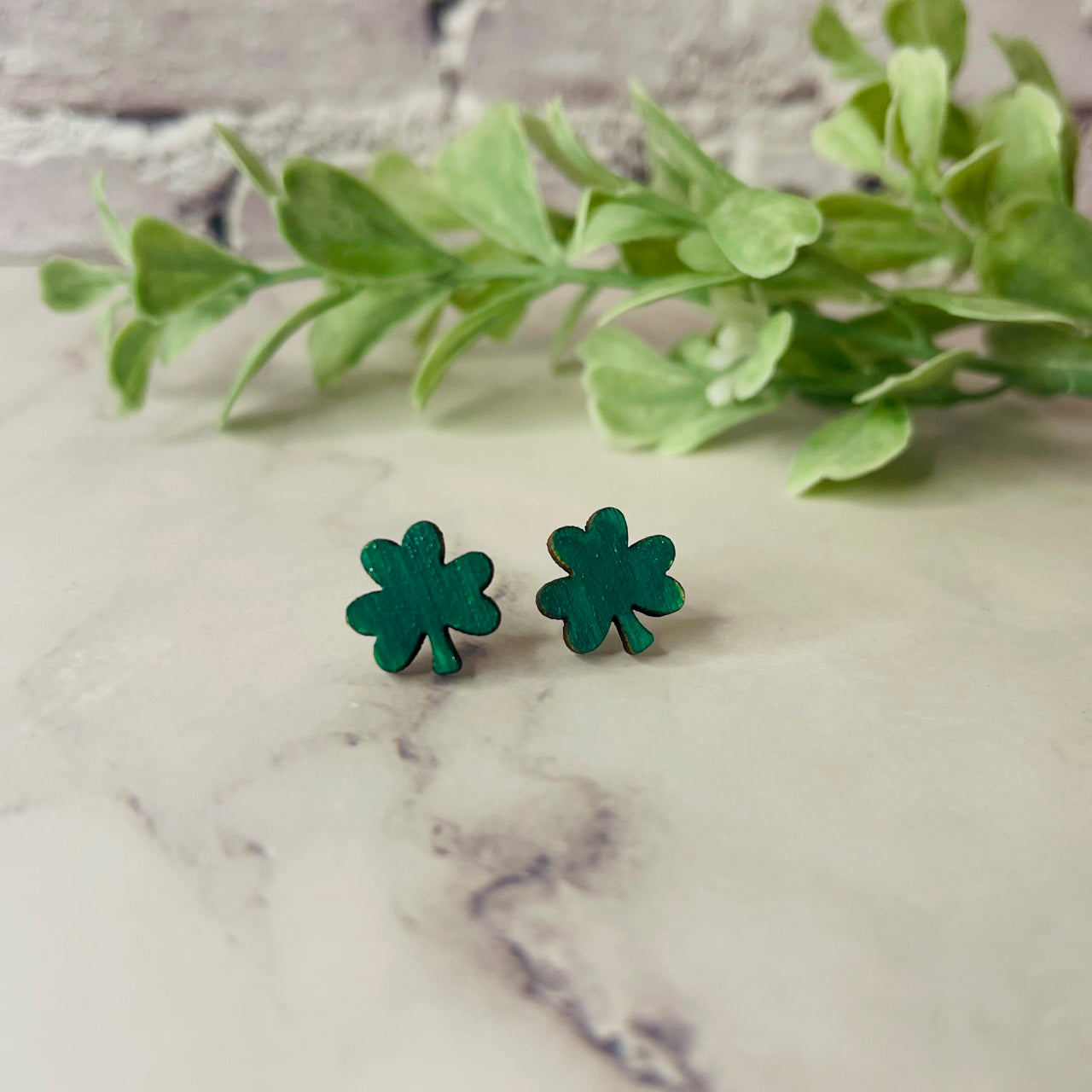 St. Patrick's Day Stud Earrings