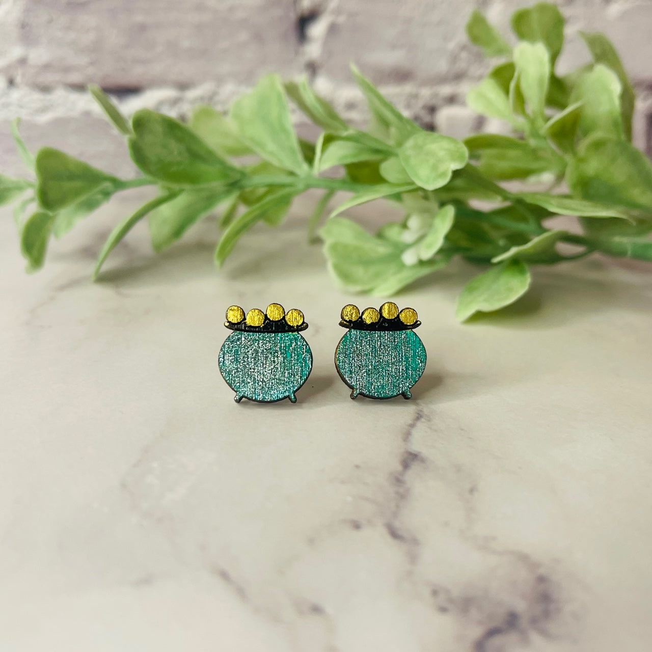 St. Patrick's Day Stud Earrings