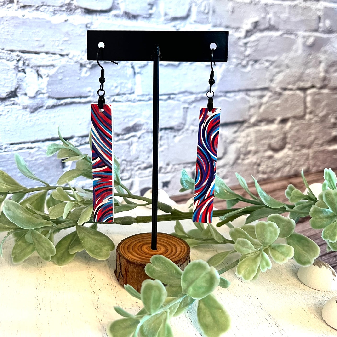Acrylic Rectangle Earrings
