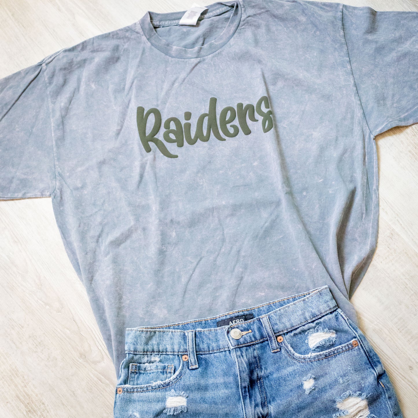 Raiders Puff Vinyl Shirt