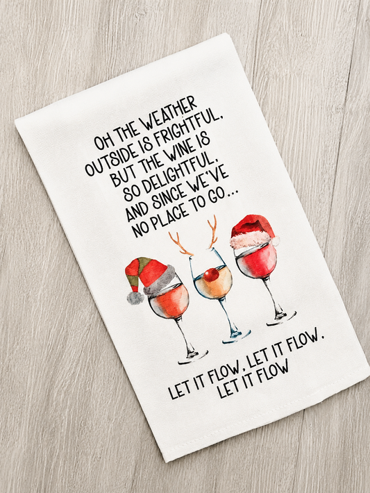 Let it Flow Tea Towel