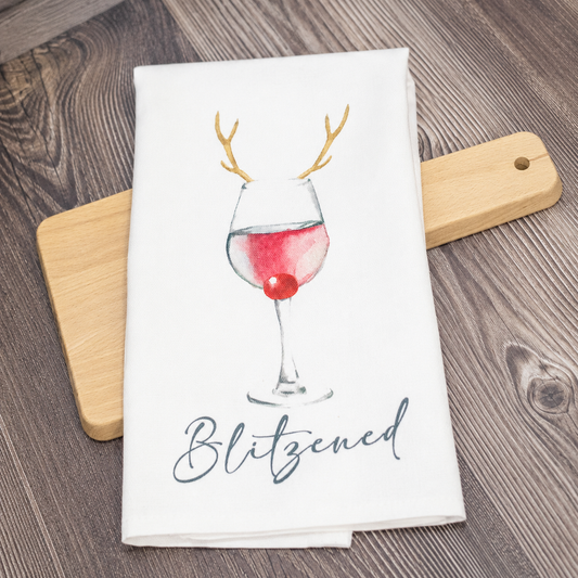 Blitzened Tea Towel