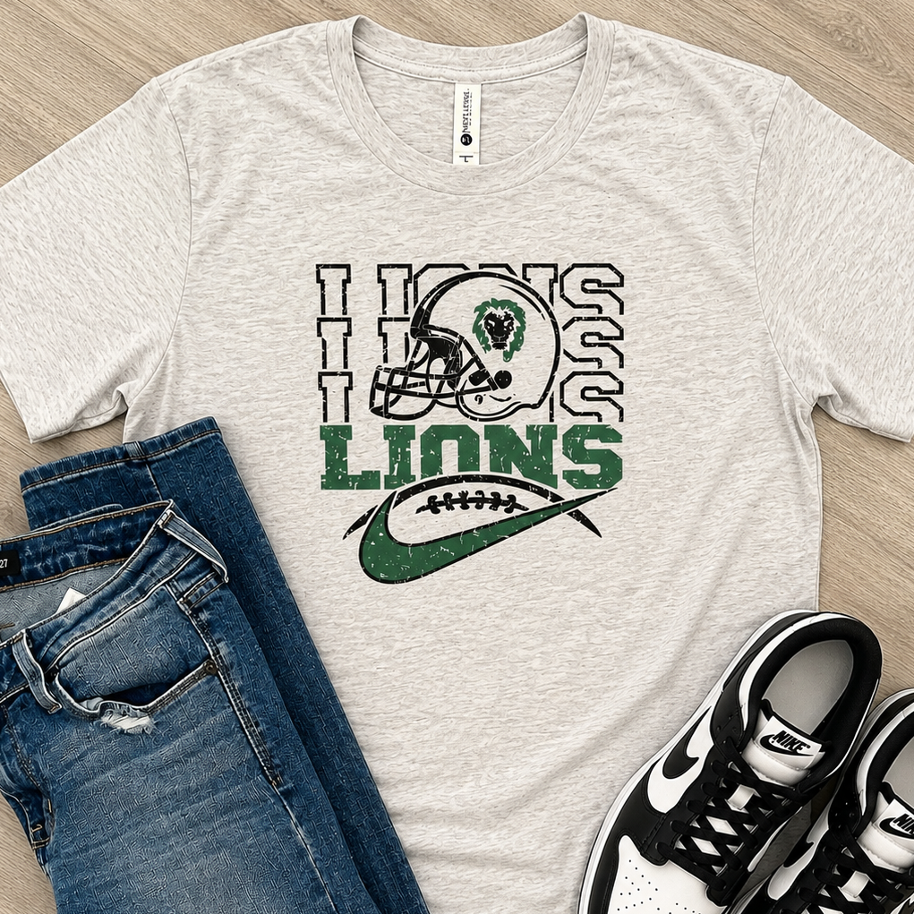 Lions helmet shirt