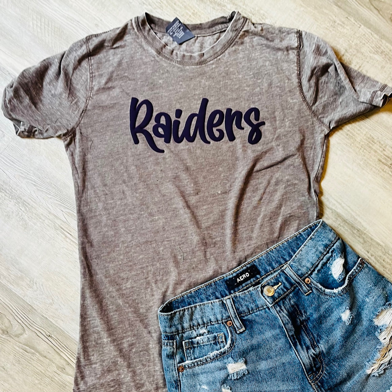 Raiders Puff Vinyl Shirt