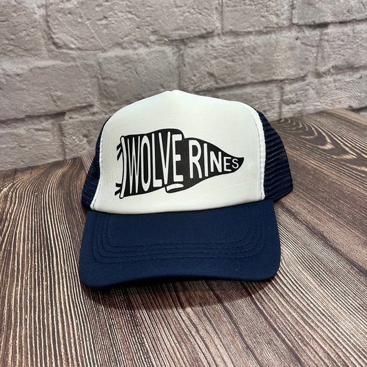 Wolverines Pennant Trucker Hat