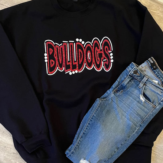 Bulldogs Doodle Sweatshirt