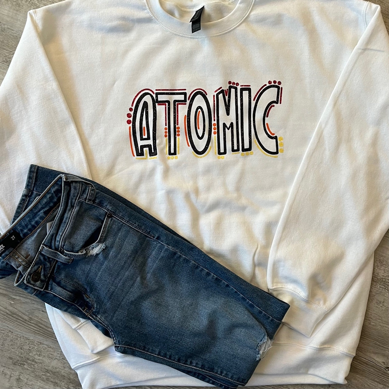 Atomic Cheerleading Doodle Sweatshirt