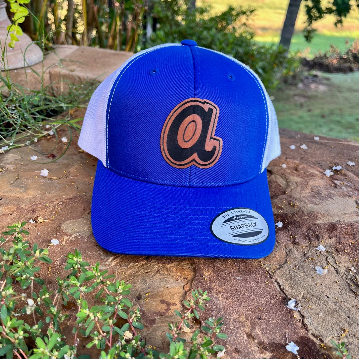 Braves Leather Patch Hat
