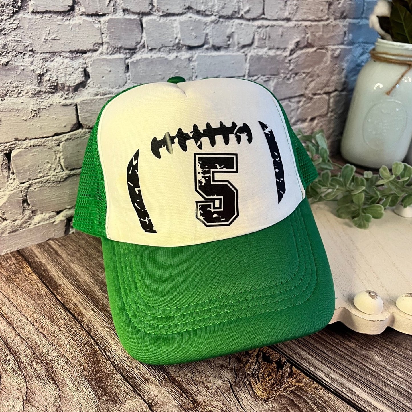 Distressed Football Number