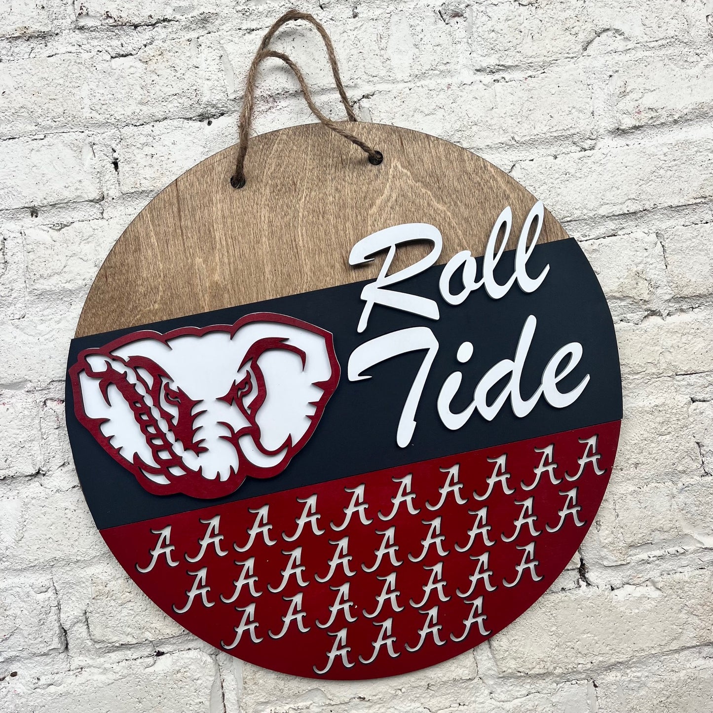 Roll Tide Round Sign