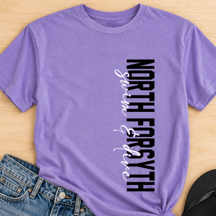 North Forsyth High School GLITTER Vertical Shirt