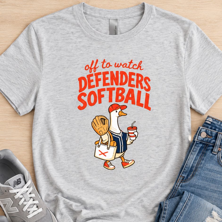 Off to watch Defenders Softball