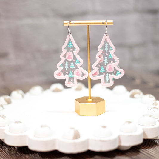 Pastel Christmas Earrings