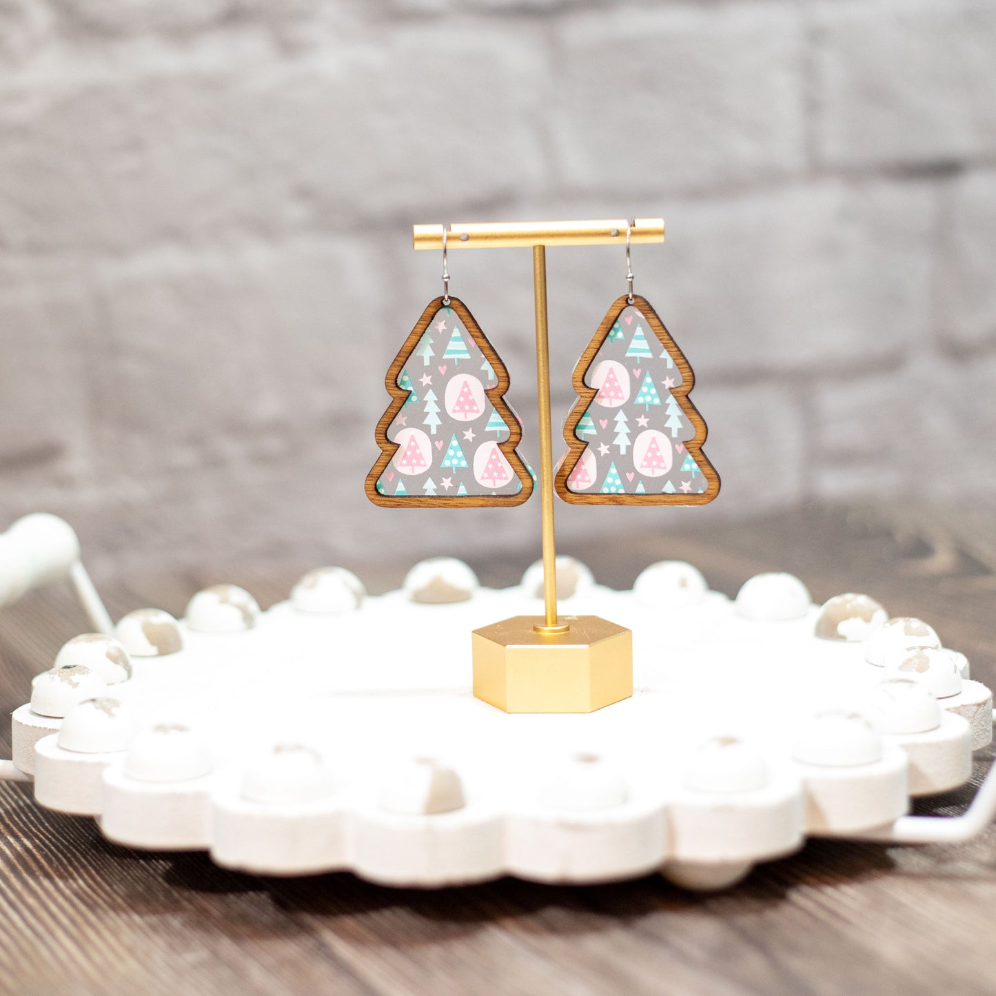 Pastel Christmas Earrings