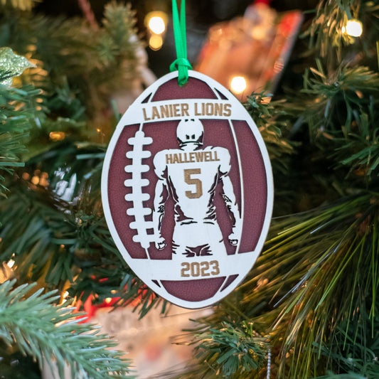 Football and Basketball Jersey Ornament