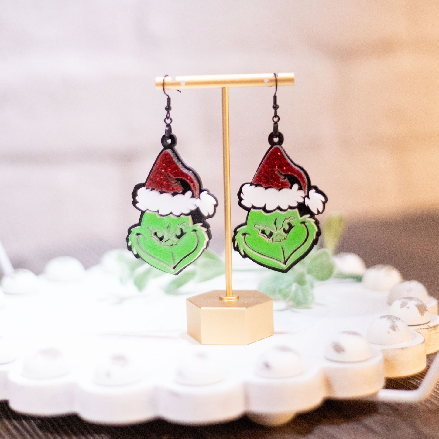 Grinch Earrings